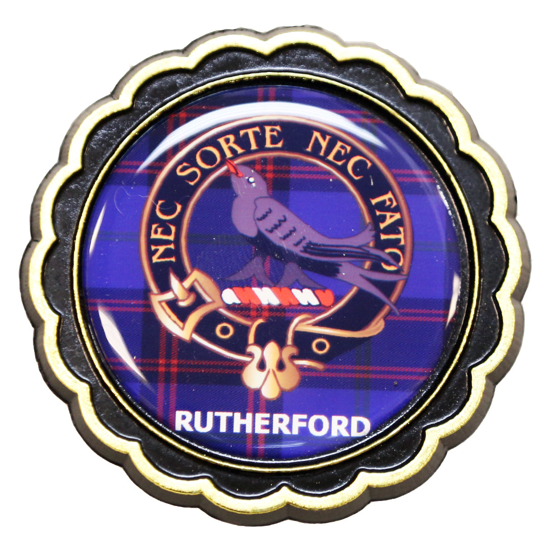 Clan Crest Fridge Magnet - Rutherford