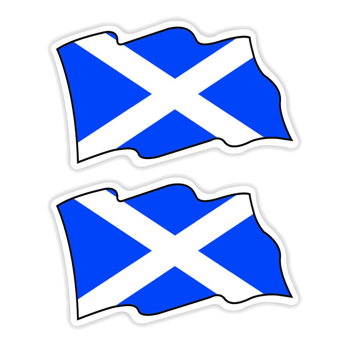 Saltire Flag Sticker Set