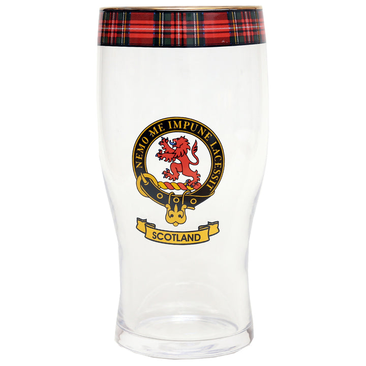 Clan Crest Beer Glass - Scotland