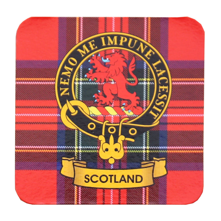 Clan Crest Drink Coaster - Scotland