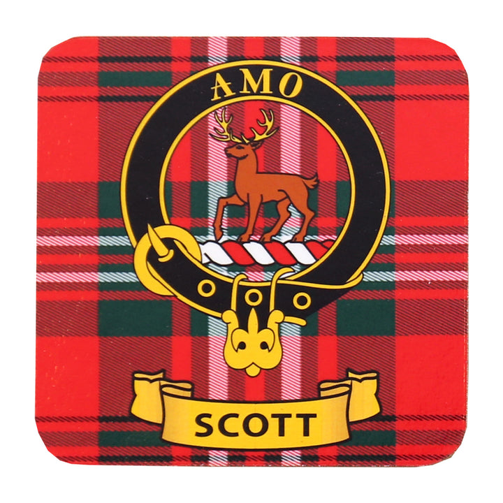 Clan Crest Drink Coaster - Scott