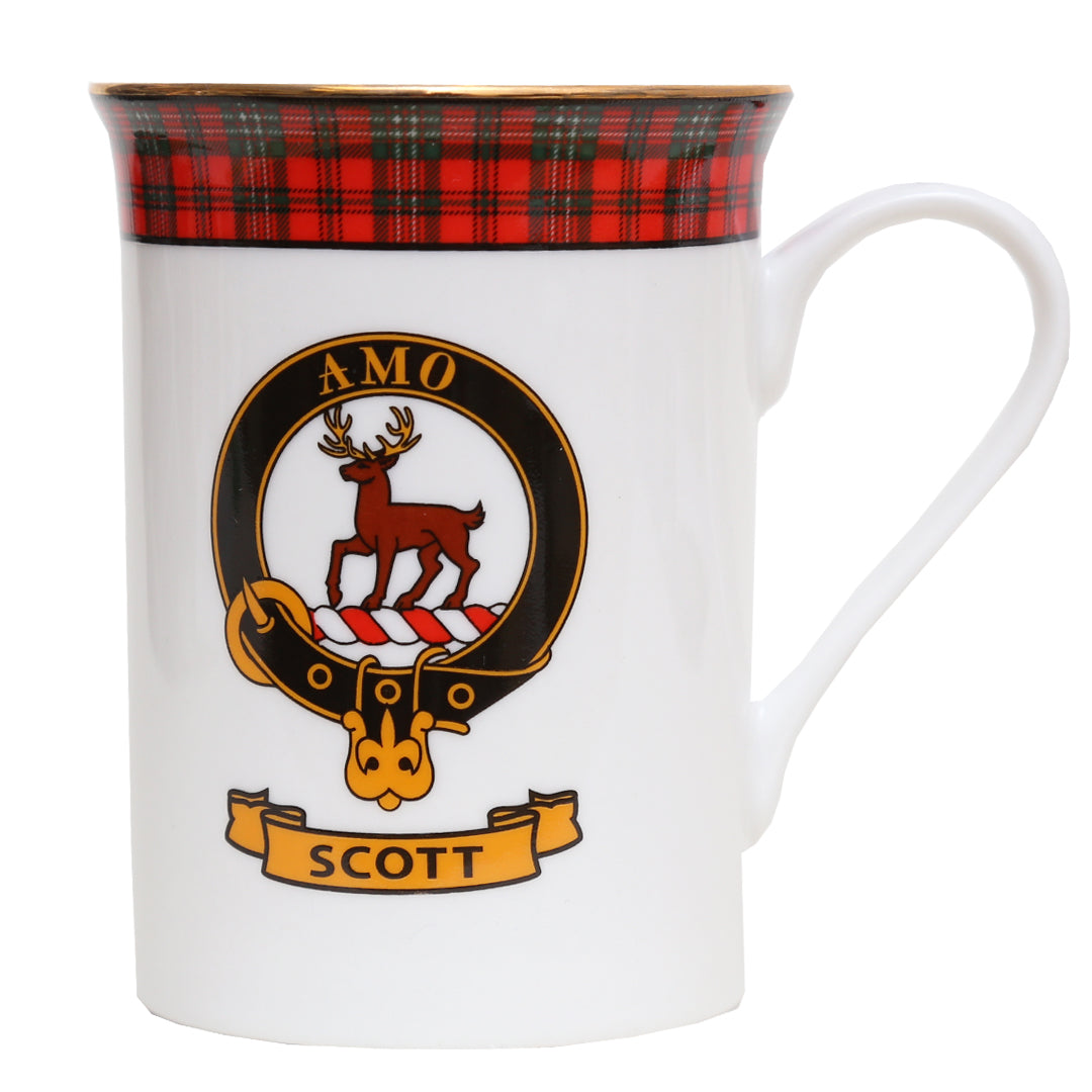 Clan Crest China Mug - Scott