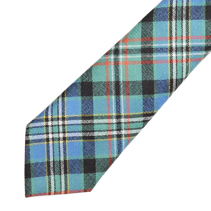 Men's Tartan Tie - Scott Green Ancient