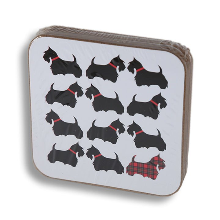Scottie Dog Coasters (4 Pack)