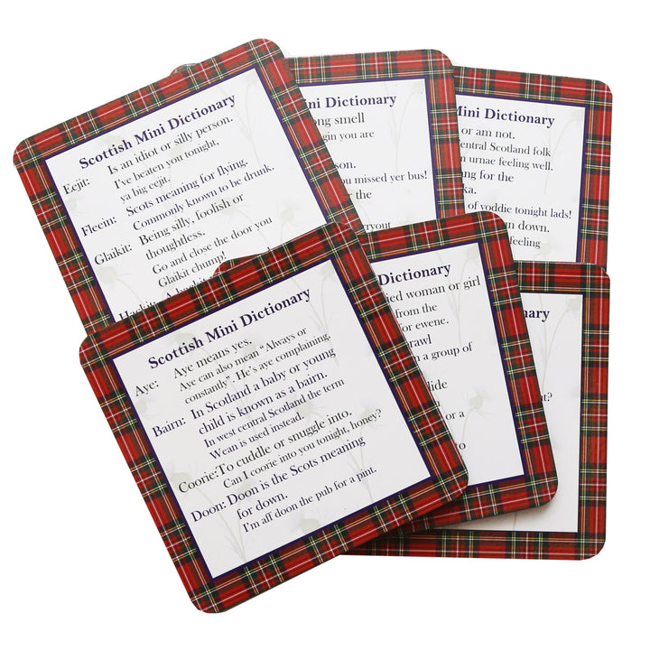 Scottish Dictionary Coasters (Set of 6)