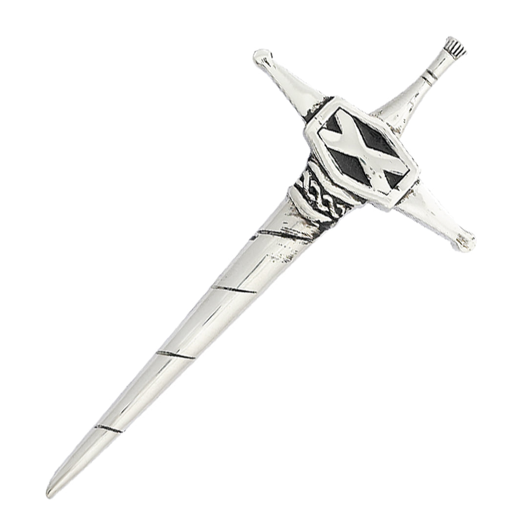 Scottish Saltire Kilt Pin