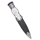 Sgian Dubh, Matte Jura Amethyst Stone