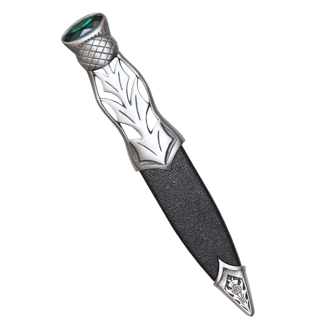 Sgian Dubh, Matte Jura Emerald Stone
