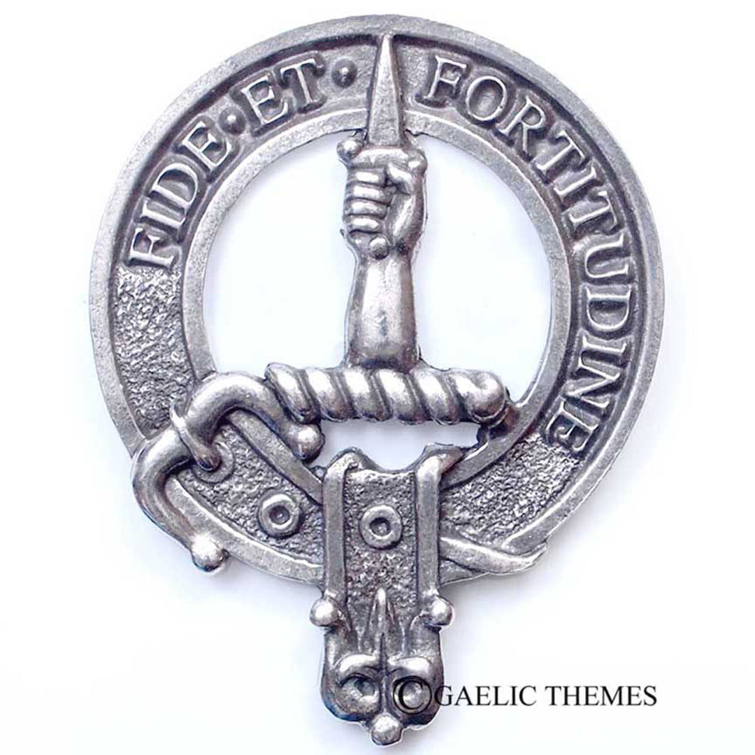 Clan Crest Cap Badge - Shaw