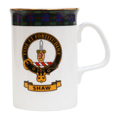 Clan Crest China Mug - Shaw