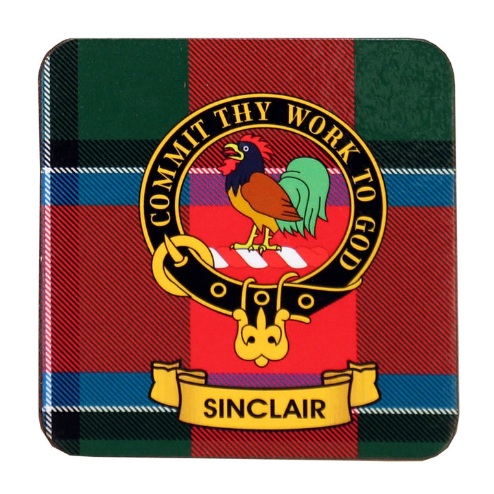 Clan Crest Drink Coaster - Sinclair