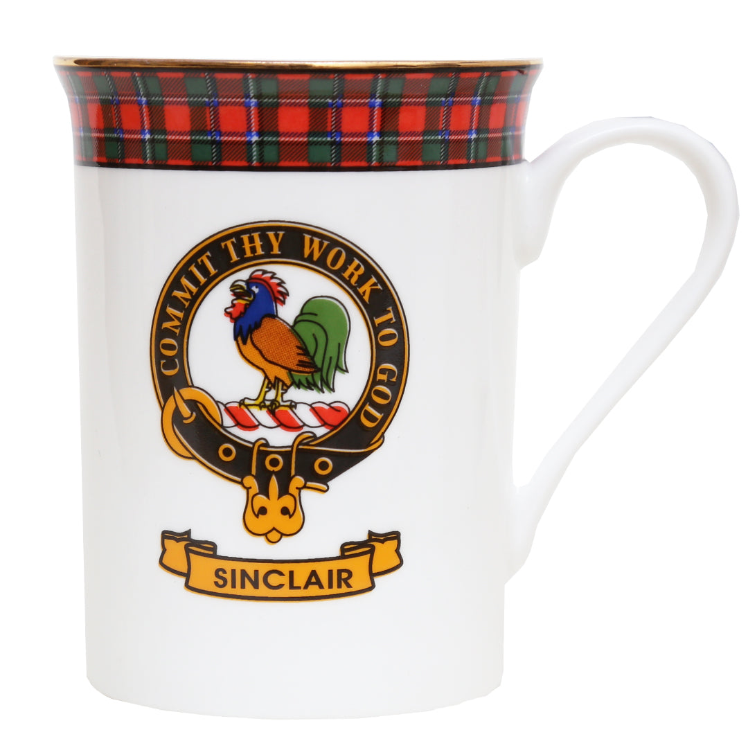 Clan Crest China Mug - Sinclair