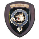 Small Campbell Wall Plaque Dark Wood