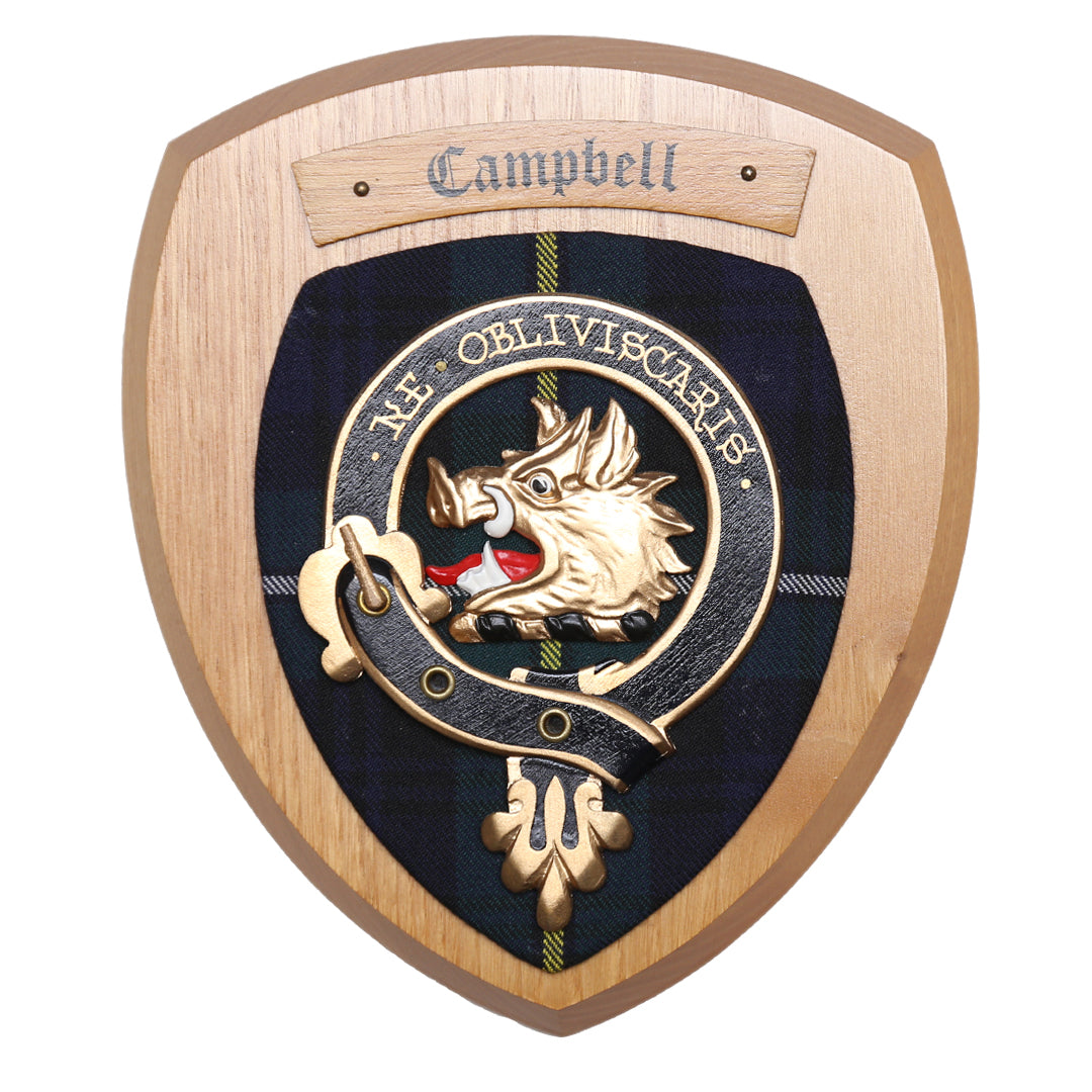 Small Campbell Wall Plaque Light Wood