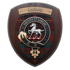 Small Cochrane Wall Plaque Dark Wood