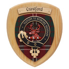 Small Crawford Wall Plaque Light Wood