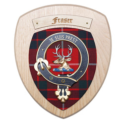 Small Fraser Wall Plaque Light Wood