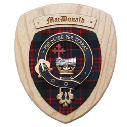 Small MacDonald Wall Plaque Light Wood