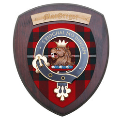 Small MacGregor Wall Plaque Dark Wood
