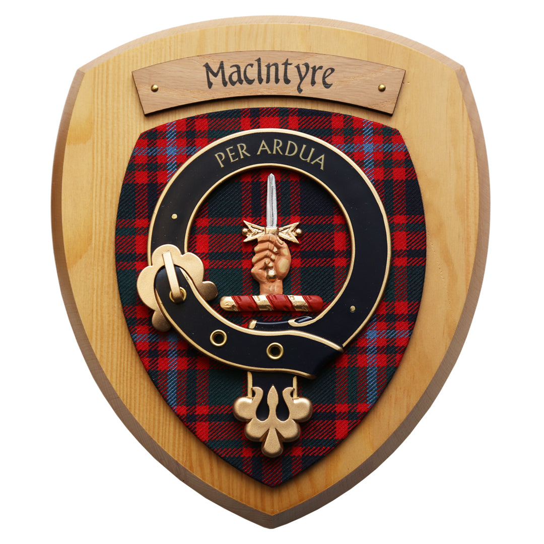 Small MacIntyre Wall Plaque Light Wood