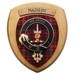 Small MacIntyre Wall Plaque Light Wood