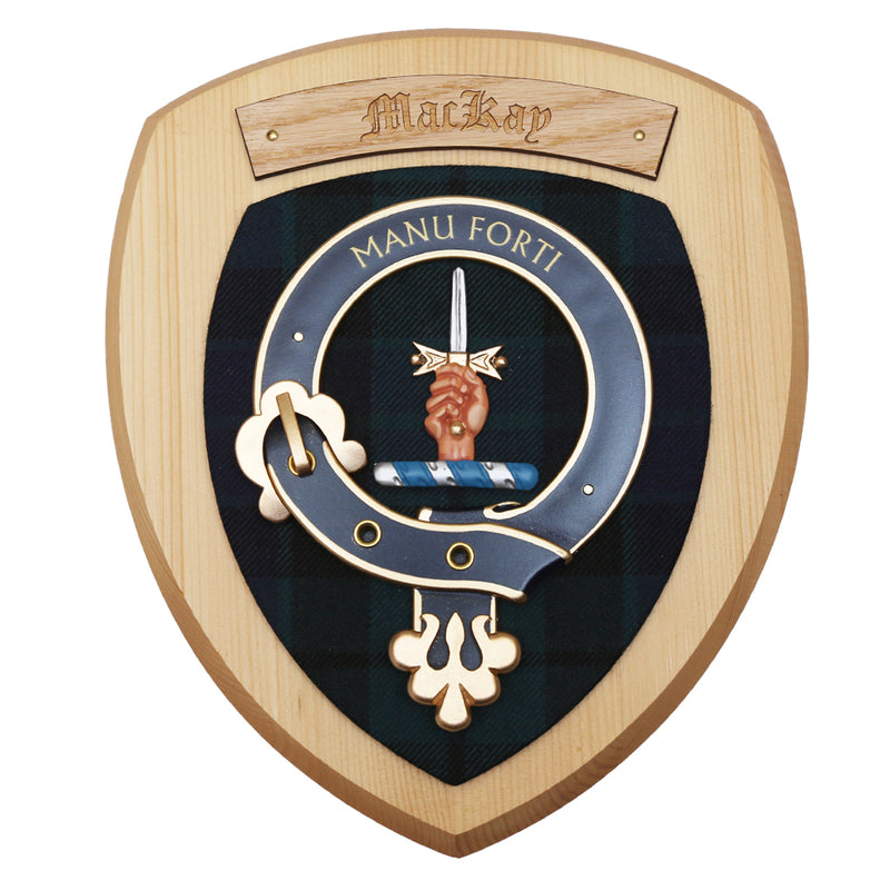 Clan Crest Wall Plaque MacKay – Tartantown