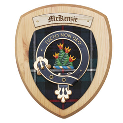 Small MacKenzie Wall Plaque Light Wood