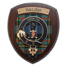 Small MacLellan Wall Plaque Dark Wood