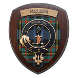 Small MacLellan Wall Plaque Dark Wood