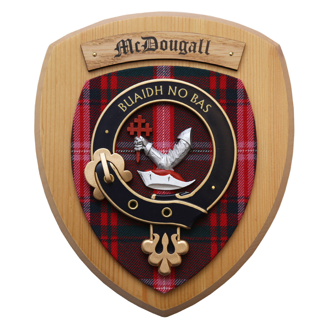 Small McDougall Wall Plaque Light Wood
