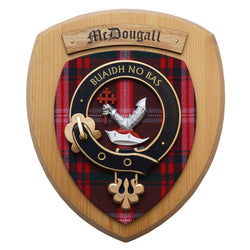 Small McDougall Wall Plaque Light Wood