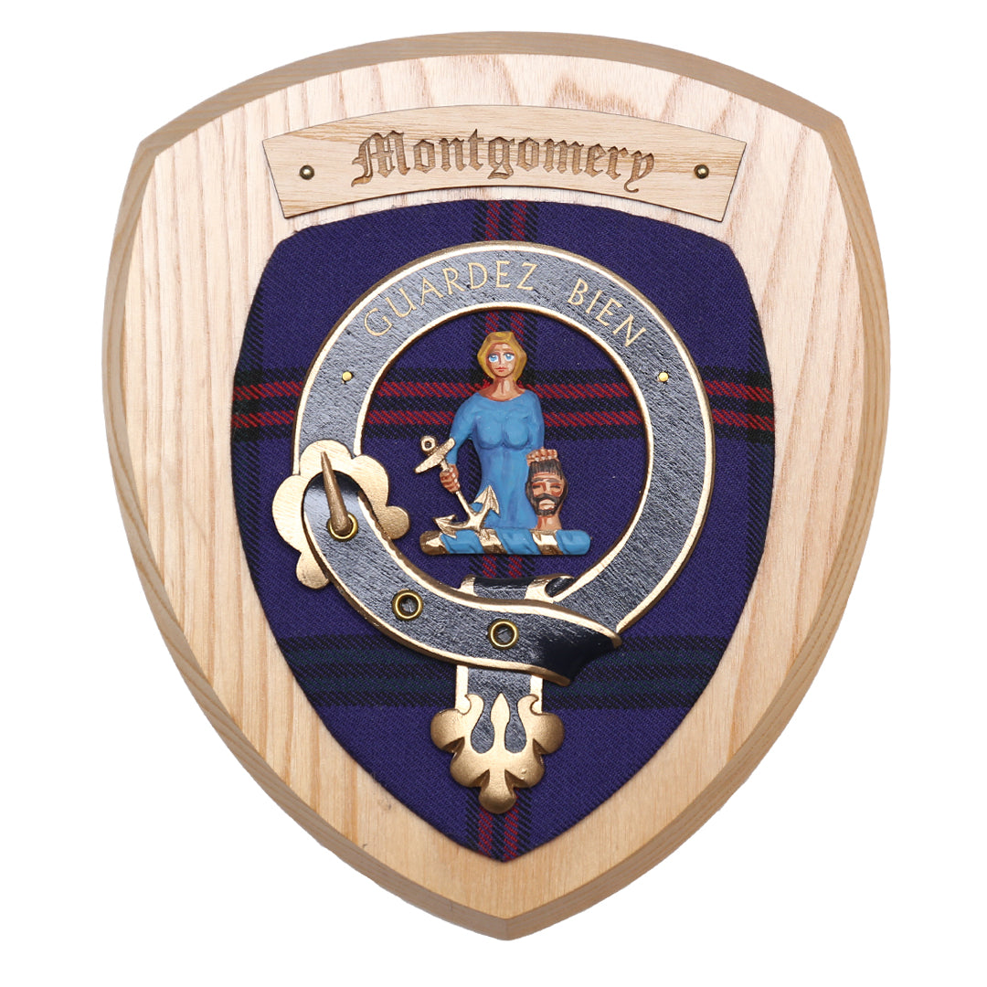 Small Montgomery Wall Plaque Light Wood