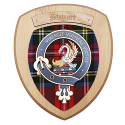 Small Stewart Wall Plaque Light Wood