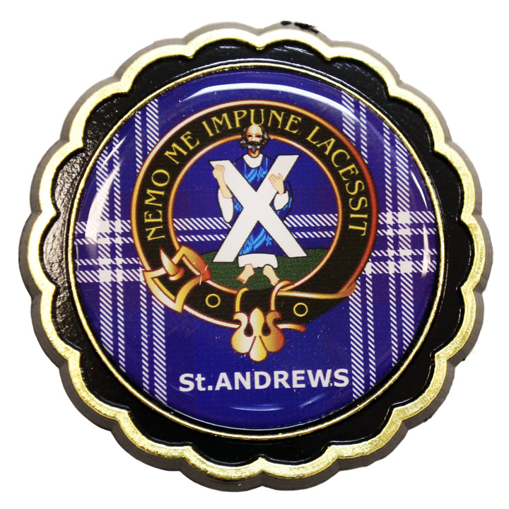 Clan Crest Fridge Magnet - St. Andrews