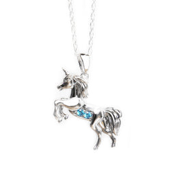 Sterling Silver Unicorn Necklace