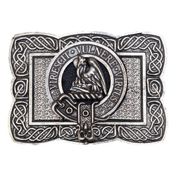 Clan Crest Belt Buckle - Stewart