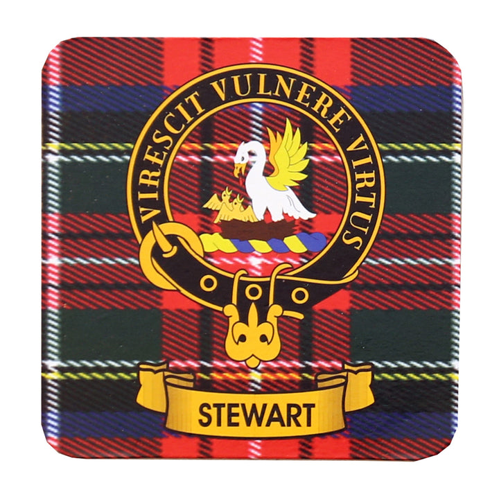 Clan Crest Drink Coaster - Stewart