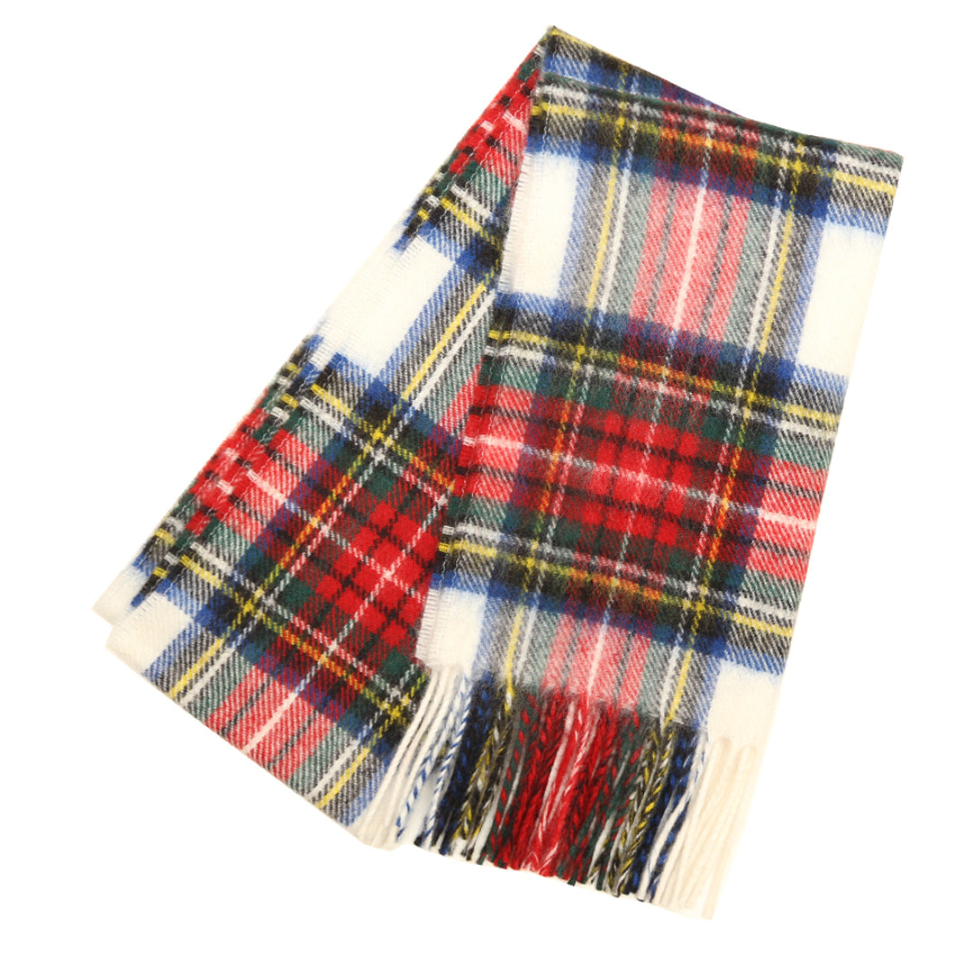 Lambswool Tartan Scarf - Stewart Dress Modern