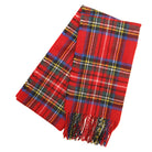Lambswool Tartan Scarf - Stewart Royal Modern