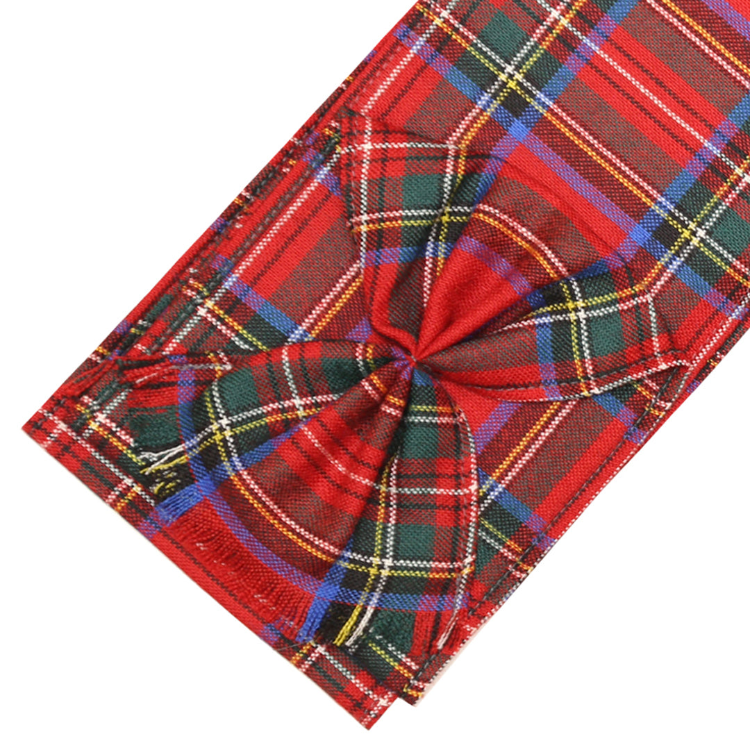 Mini Tartan Sash with Rosette - Stewart Royal Modern