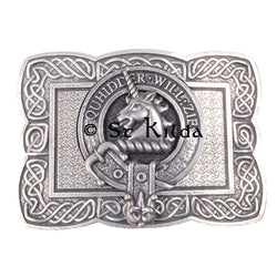 Clan Crest Belt Buckle - Stewart of Appin