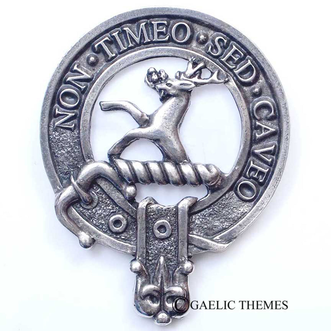 Clan Crest Cap Badge - Strachan