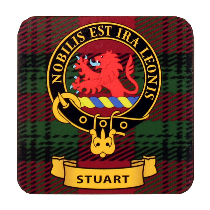 Clan Crest Drink Coaster - Stuart