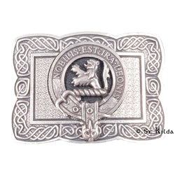 Clan Crest Belt Buckle - Stuart of Bute