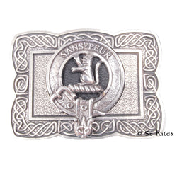 Clan Crest Belt Buckle - Sutherland
