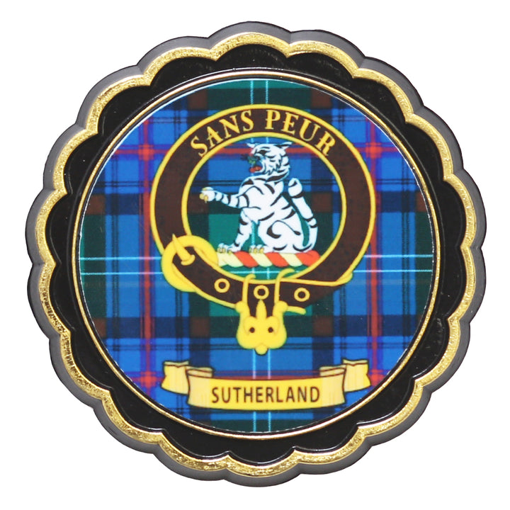 Clan Crest Fridge Magnet - Sutherland