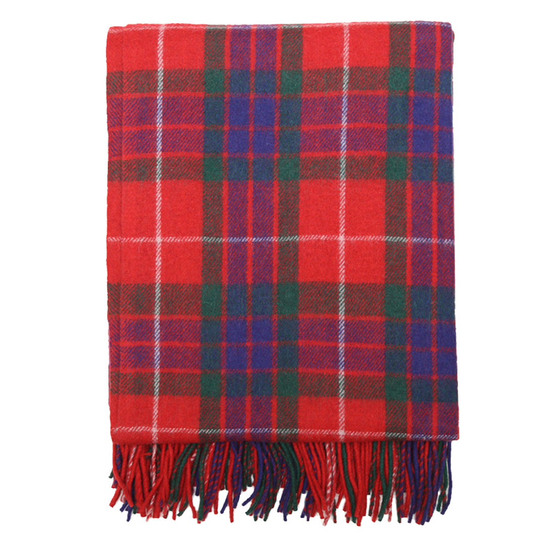 Tartan Blanket - Fraser Red Modern