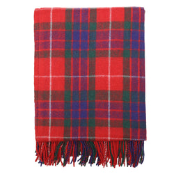 Tartan Blanket - Fraser Red Modern
