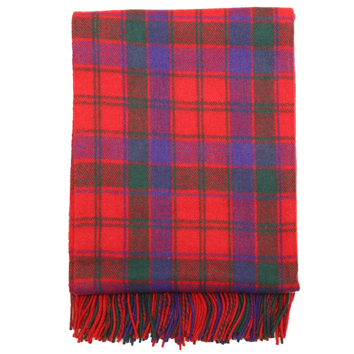 Tartan Blanket - Robertson Red Modern