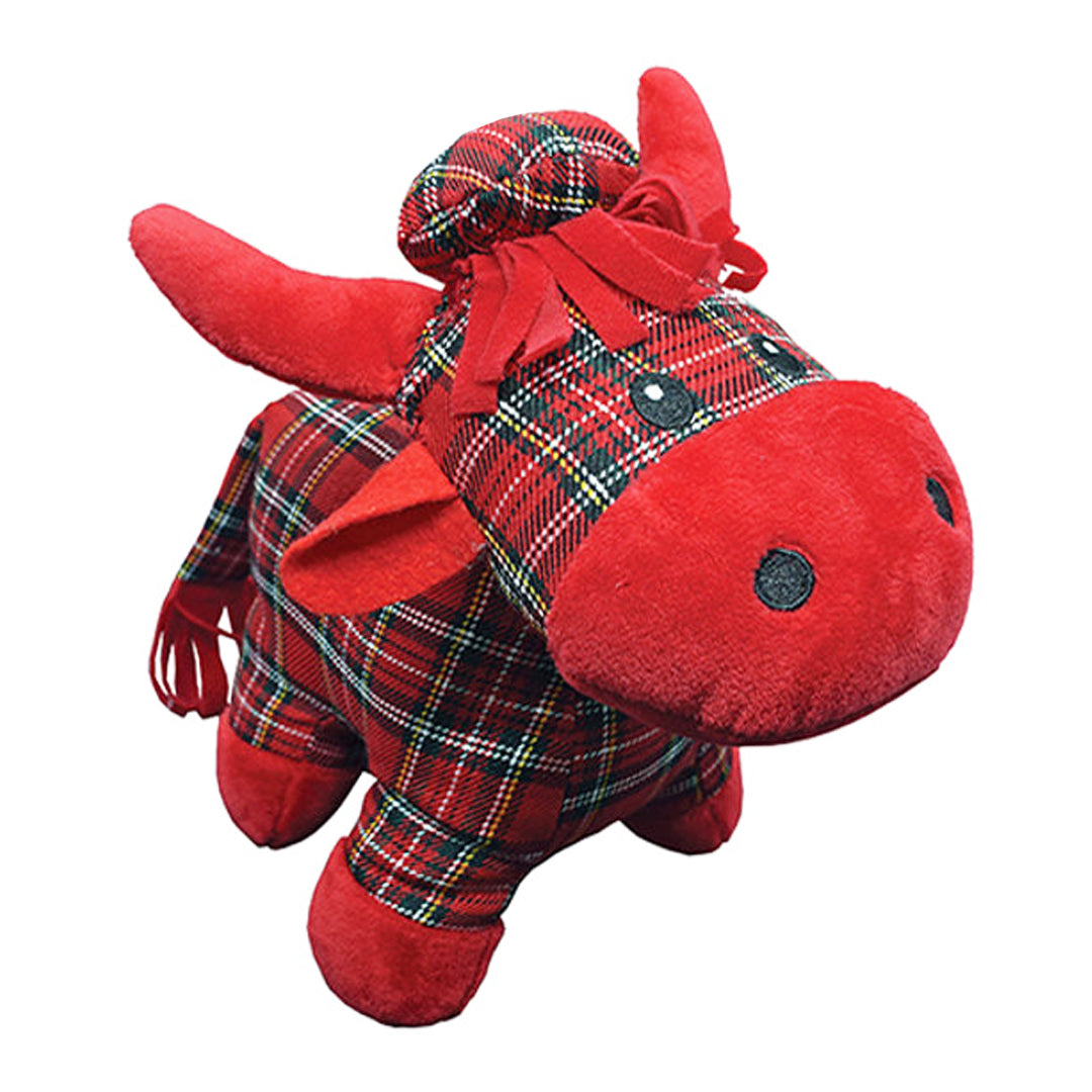 Tartan Highland Cow Stuffie